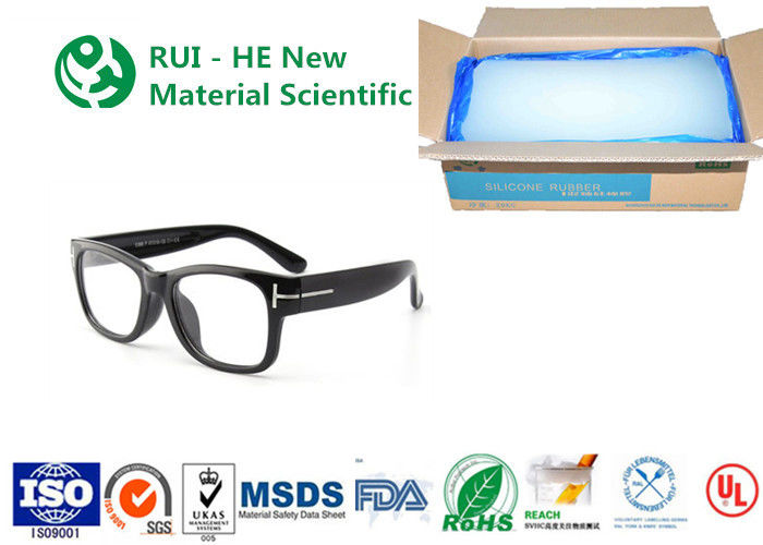 Ultraviolet Light Solid Silicone Rubber High Stability To Ozone For Glasses